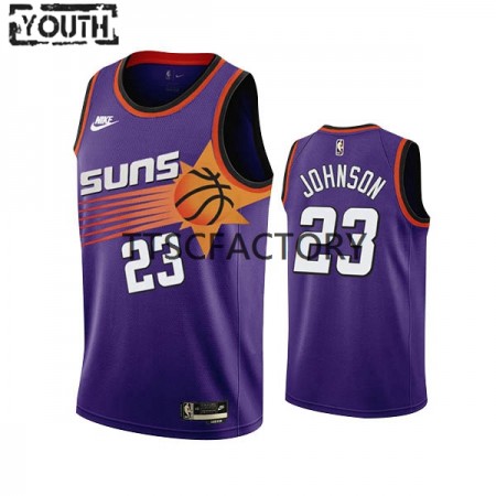 Maglia NBA Phoenix Suns Cameron Johnson 23 Nike 2022-23 Classic Edition Viola Swingman - Bambino